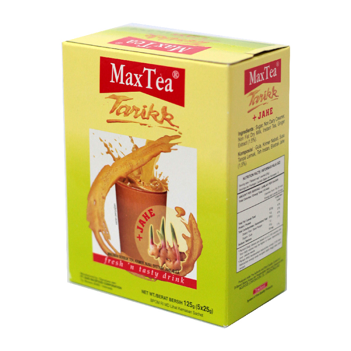 MAX Tea Tarik JAHE ISI 5 Sachet
